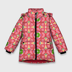 Зимняя куртка для девочки Калейдоскоп 3D