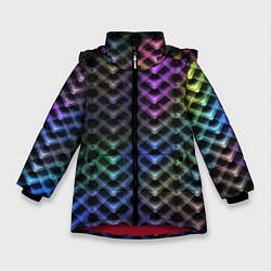 Зимняя куртка для девочки Color vanguard pattern 2025 Neon