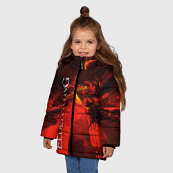 Куртка зимняя для девочки MALENIA - ELDEN RING ЕЛДЕН РИНГ, цвет: 3D-светло-серый — фото 2