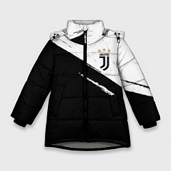 Зимняя куртка для девочки Juventus маленькое лого