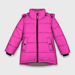 Куртка зимняя для девочки Яркий розовый из фильма Барби, цвет: 3D-светло-серый