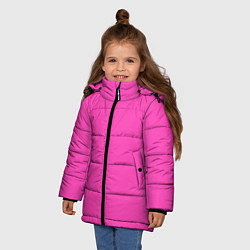 Куртка зимняя для девочки Яркий розовый из фильма Барби, цвет: 3D-светло-серый — фото 2
