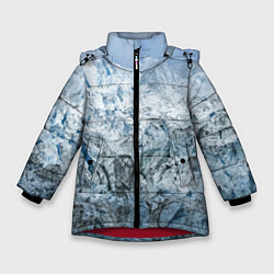 Зимняя куртка для девочки Ледяные горы со снегом