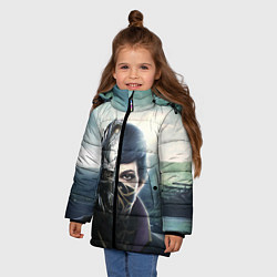 Куртка зимняя для девочки Dishonored - Эмили Колдуин, цвет: 3D-черный — фото 2