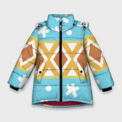 Куртка зимняя для девочки Нами One Piece - Вано, цвет: 3D-красный