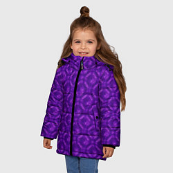 Куртка зимняя для девочки Портал в незер, цвет: 3D-черный — фото 2