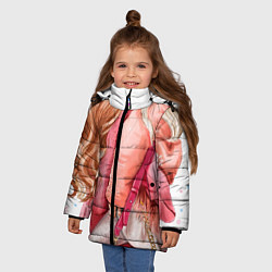 Куртка зимняя для девочки Мама с дочкой, цвет: 3D-черный — фото 2