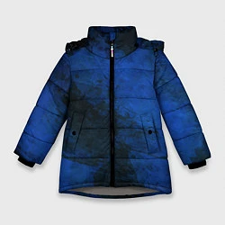 Куртка зимняя для девочки Синий дым, цвет: 3D-светло-серый