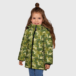 Куртка зимняя для девочки Gamer - камуфляж, цвет: 3D-светло-серый — фото 2