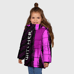 Куртка зимняя для девочки The Witcher pro gaming: по-вертикали, цвет: 3D-черный — фото 2