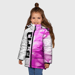 Куртка зимняя для девочки BYD pro racing: по-вертикали, цвет: 3D-черный — фото 2