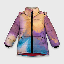 Зимняя куртка для девочки Abstract fantasy