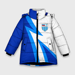 Куртка зимняя для девочки Волгоградский ротор - клуб, цвет: 3D-черный