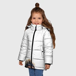 Куртка зимняя для девочки Im Kenough, цвет: 3D-светло-серый — фото 2