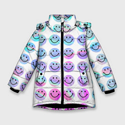 Зимняя куртка для девочки Smiley holographic