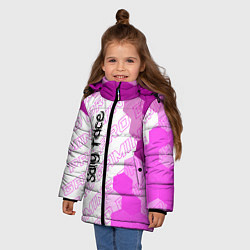 Куртка зимняя для девочки Sally Face pro gaming: по-вертикали, цвет: 3D-черный — фото 2