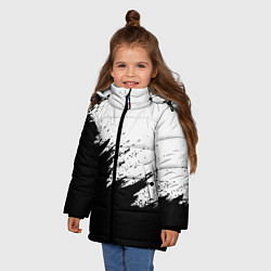 Куртка зимняя для девочки Краска и больше ничего лишнего, цвет: 3D-красный — фото 2