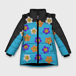 Зимняя куртка для девочки Ромашковое поле улыбок