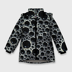 Зимняя куртка для девочки Пузыри и отражение