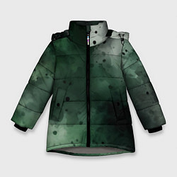 Куртка зимняя для девочки Акварелика, цвет: 3D-светло-серый