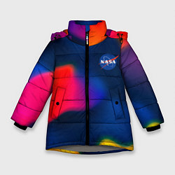 Куртка зимняя для девочки Nasa gradient sportcolor, цвет: 3D-светло-серый