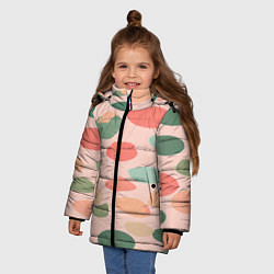 Куртка зимняя для девочки Шут гороховый, цвет: 3D-черный — фото 2