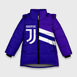 Зимняя куртка для девочки Juventus sport geometry line