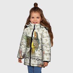Куртка зимняя для девочки Imagine Dragons: Fly, цвет: 3D-черный — фото 2