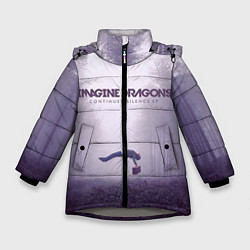 Куртка зимняя для девочки Imagine Dragons: Silence, цвет: 3D-светло-серый