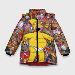 Зимняя куртка для девочки Рай Гомера