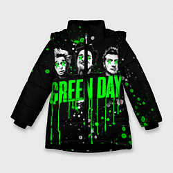 Куртка зимняя для девочки Green Day: Acid Colour, цвет: 3D-черный