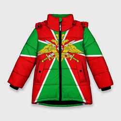 Куртка зимняя для девочки Флаг ПВ цвета 3D-черный — фото 1