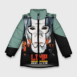 Куртка зимняя для девочки Limp Bizkit: Faith Face, цвет: 3D-светло-серый