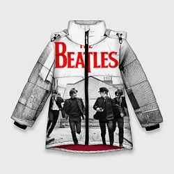 Куртка зимняя для девочки The Beatles: Break, цвет: 3D-красный