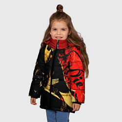 Куртка зимняя для девочки Redwood original, цвет: 3D-красный — фото 2