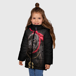 Куртка зимняя для девочки Money Mops, цвет: 3D-красный — фото 2