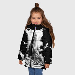 Куртка зимняя для девочки Hatsune Miku, цвет: 3D-черный — фото 2