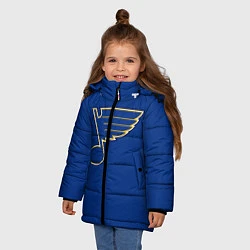 Куртка зимняя для девочки St Louis Blues: Tarasenko 91, цвет: 3D-черный — фото 2