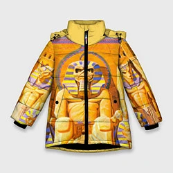 Куртка зимняя для девочки Iron Maiden: Pharaon, цвет: 3D-черный