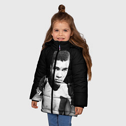 Куртка зимняя для девочки Muhammad Ali, цвет: 3D-красный — фото 2