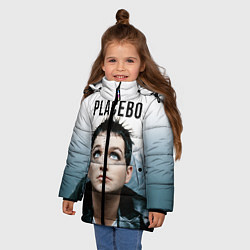 Куртка зимняя для девочки Placebo: Brian Molko, цвет: 3D-черный — фото 2