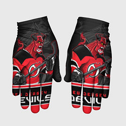 Перчатки New Jersey Devils цвета 3D-принт — фото 1