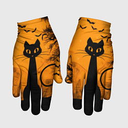 Перчатки Halloween Cat, цвет: 3D-принт