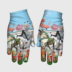 Перчатки Studio Ghibli, цвет: 3D-принт