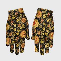 Перчатки Хохлома, цвет: 3D-принт