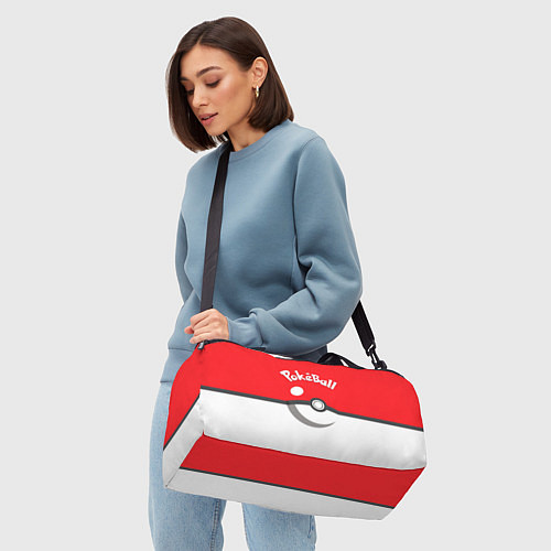 Спортивная сумка Покеболл - Покемоны / 3D-принт – фото 4
