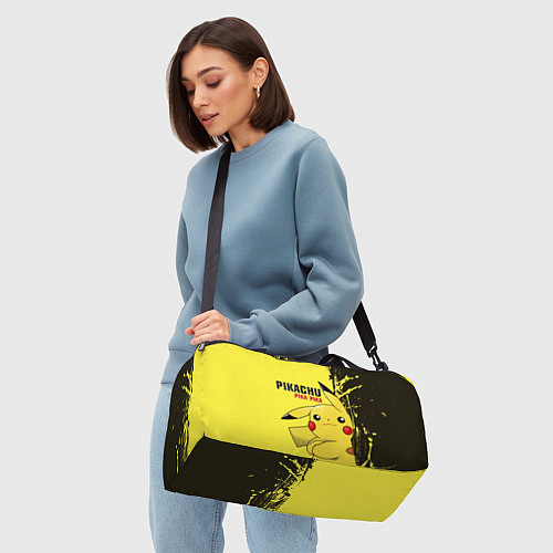 Спортивная сумка Pikachu Pika Pika / 3D-принт – фото 4