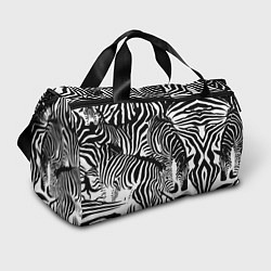 Спортивная сумка Полосатая зебра
