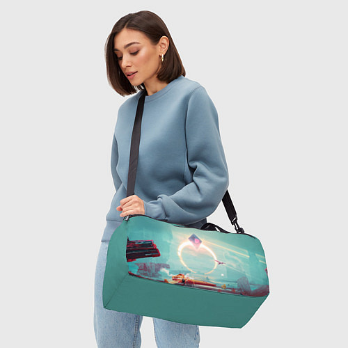 Спортивная сумка No Mans Sky / 3D-принт – фото 4