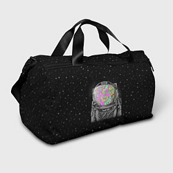 Спортивная сумка Цветочный астонавт